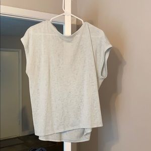 Forever 21 shirt with a cropped out back.